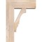 Ekena Millwork Balboa Block Smooth Bracket w/ Offset Brace, Douglas Fir, 7 1/2"W x 20"D x 28"H BKT0806X20X28BOA05SDF - alternate 3